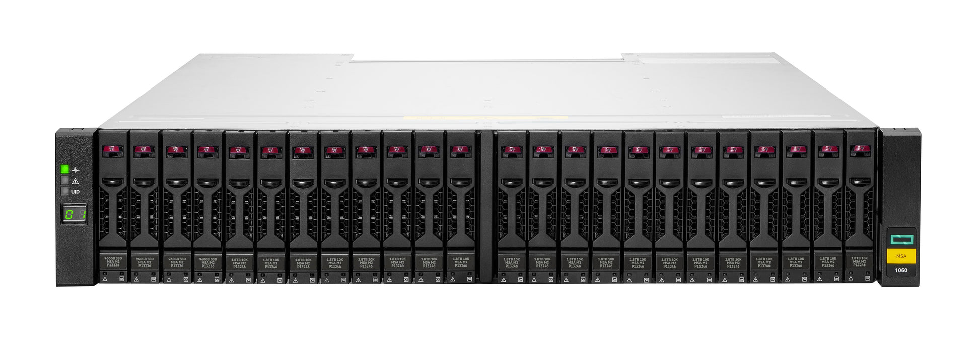 HPE MSA 1060 – 24-Bay Rack 2U SAN – 2×16Gb Fibre Channel, für 2,5"/3,5" HDD/SSD