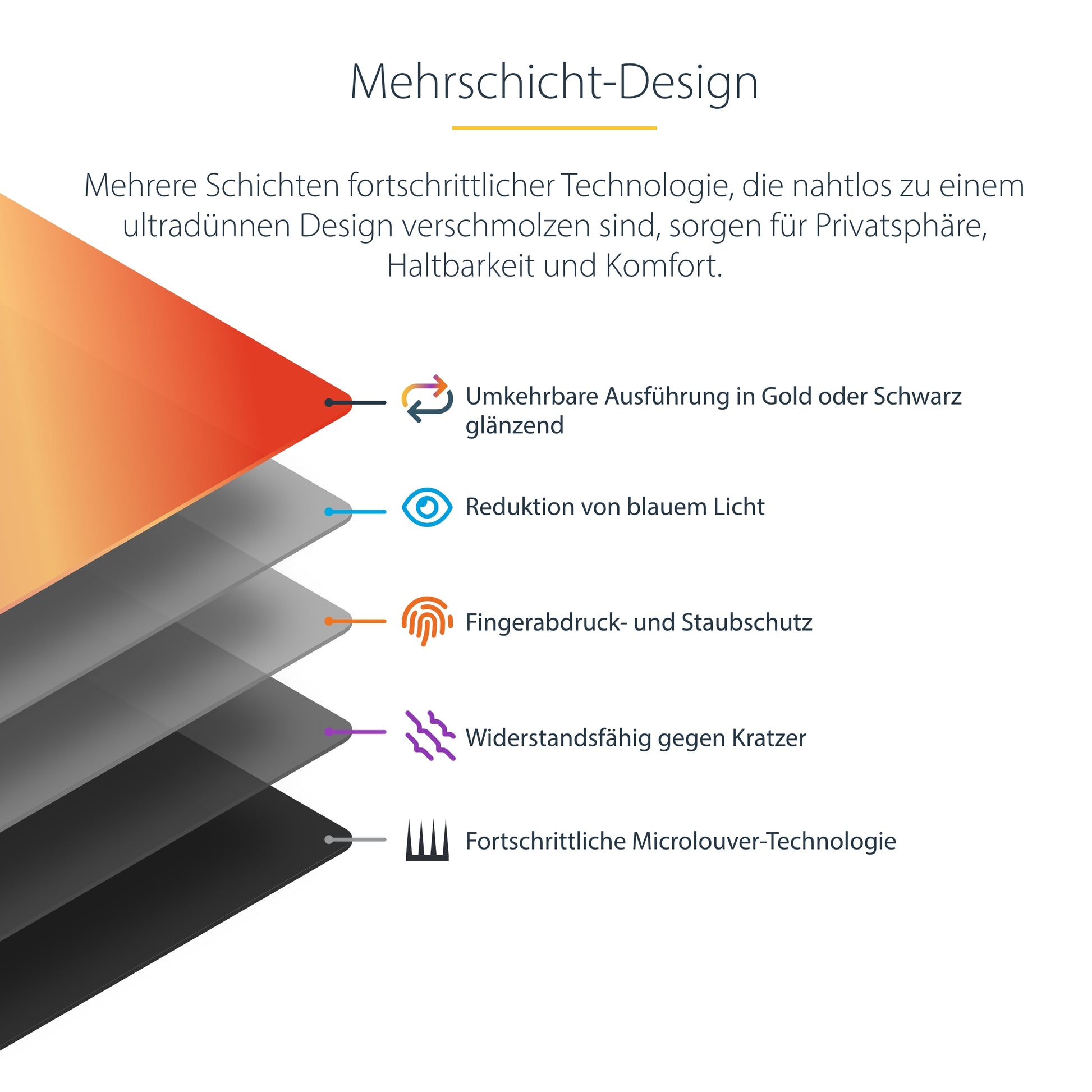 StarTech.com Displayschutz für 24" Monitore