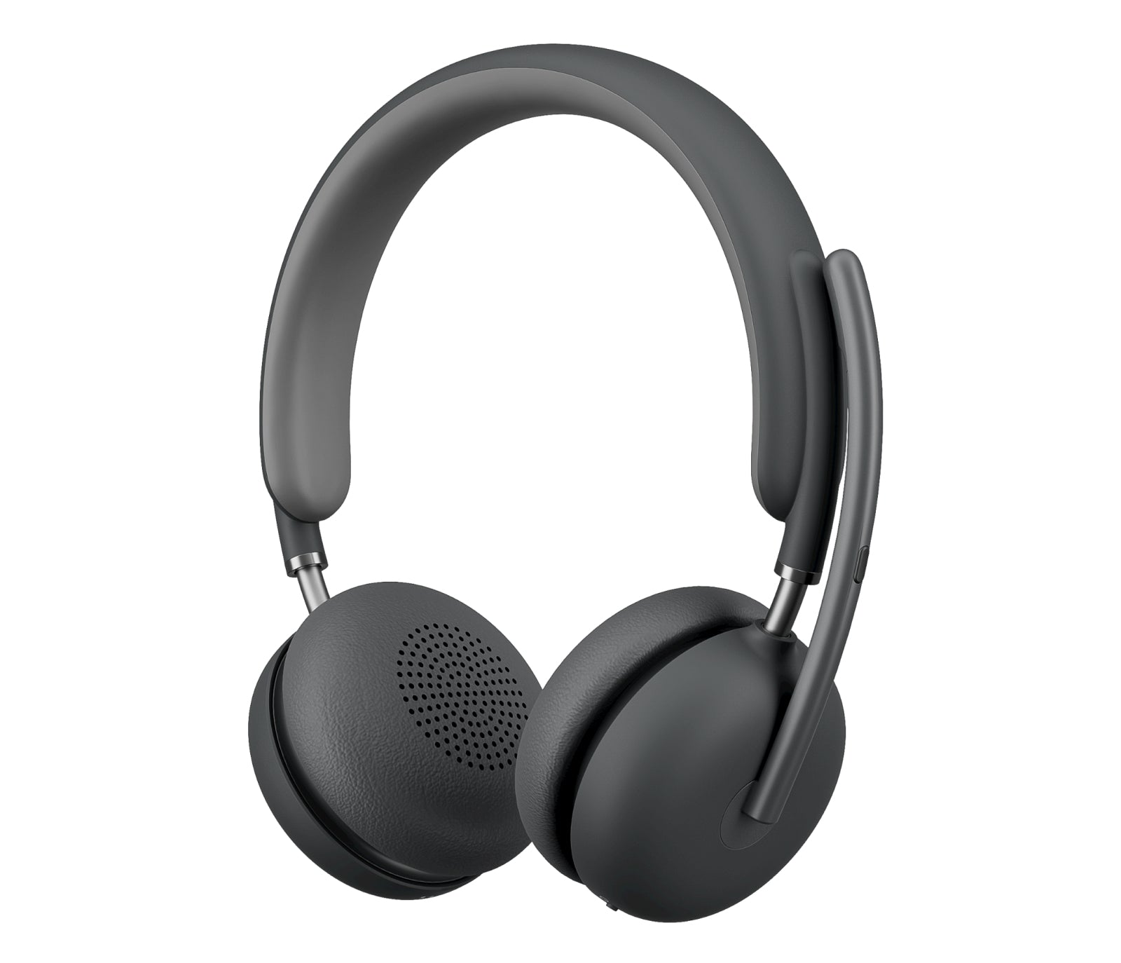 Logitech Zone Wireless 2 Office-Headset – On-Ear, Stereo, Kabel + BT, ANC, UC-optimiert, USB-C-Dongle, Graphit