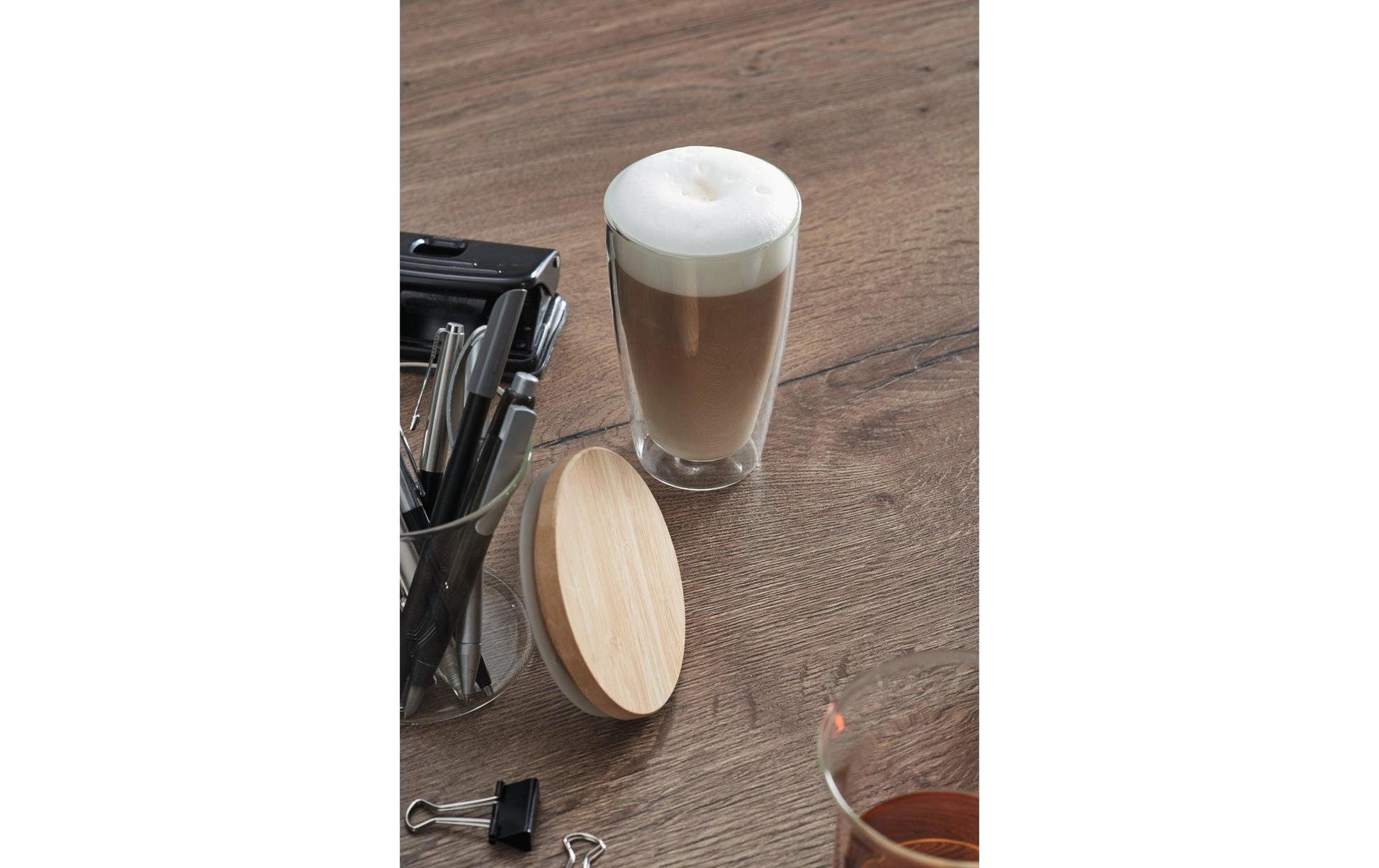 Montana Kaffeetasse – 2er Set, 330 ml, Ø 7,8 cm, Borosilikatglas, spülmaschinenfest, mikrowellengeeignet