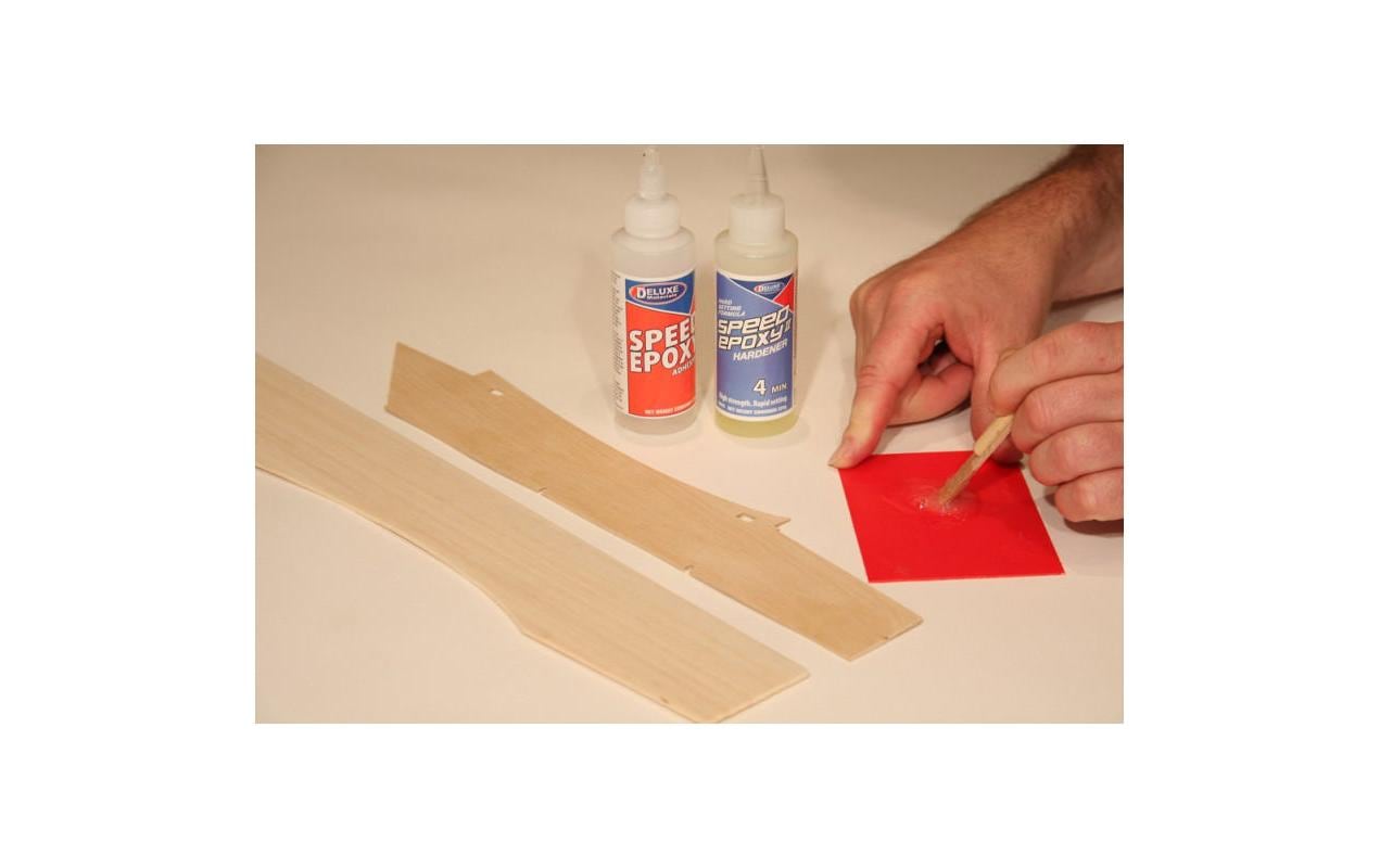 Deluxe Materials 2K Epoxidharzkleber Speed Epoxy II 4 min – transparent – für Holz