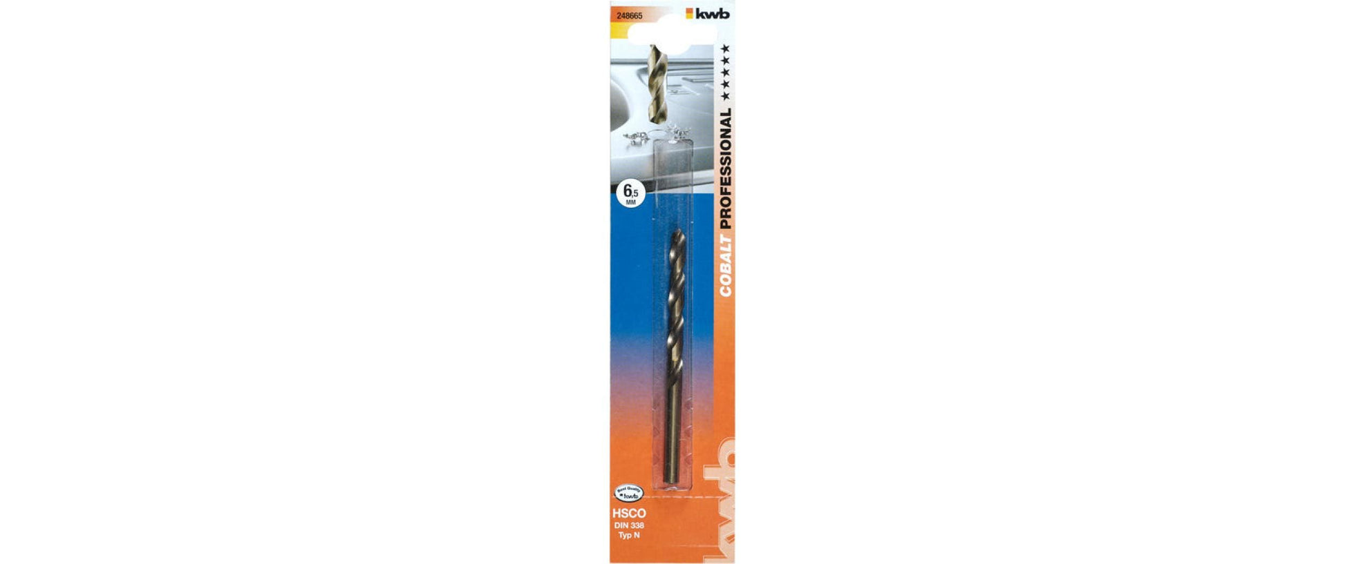 kwb Spiralbohrer 10 × 228 mm HSS-Co Zylinderschaft – für Metall
