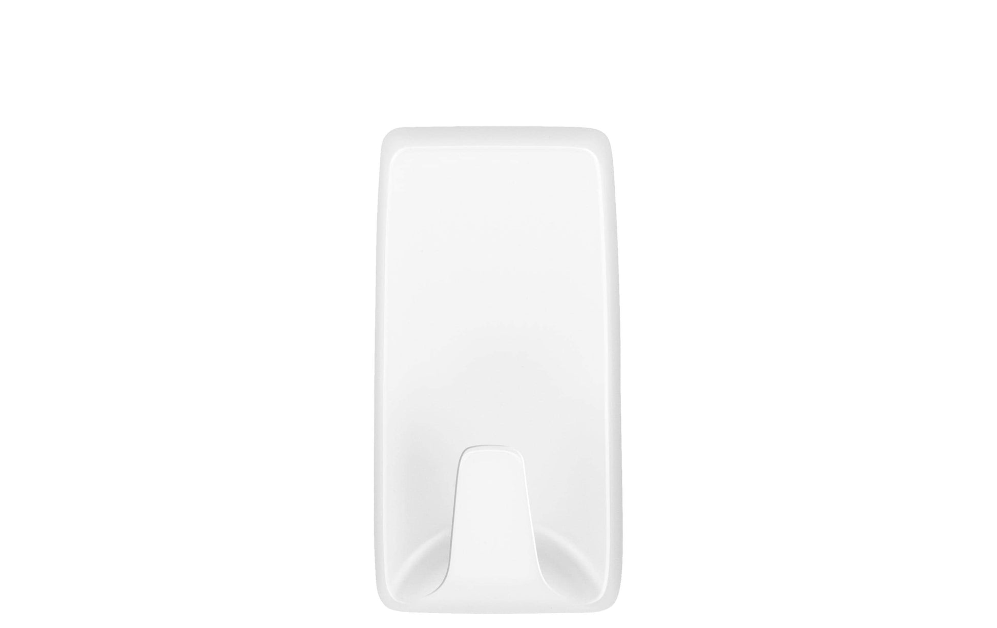 TESA Klebehaken – Kunststoff, 2 kg, Klebestreifen, Weiss, 2er-Set