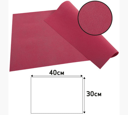 PRONAPPE Tischset – 30×40 cm, 100er-Set, PP (Polypropylen), Bordeaux