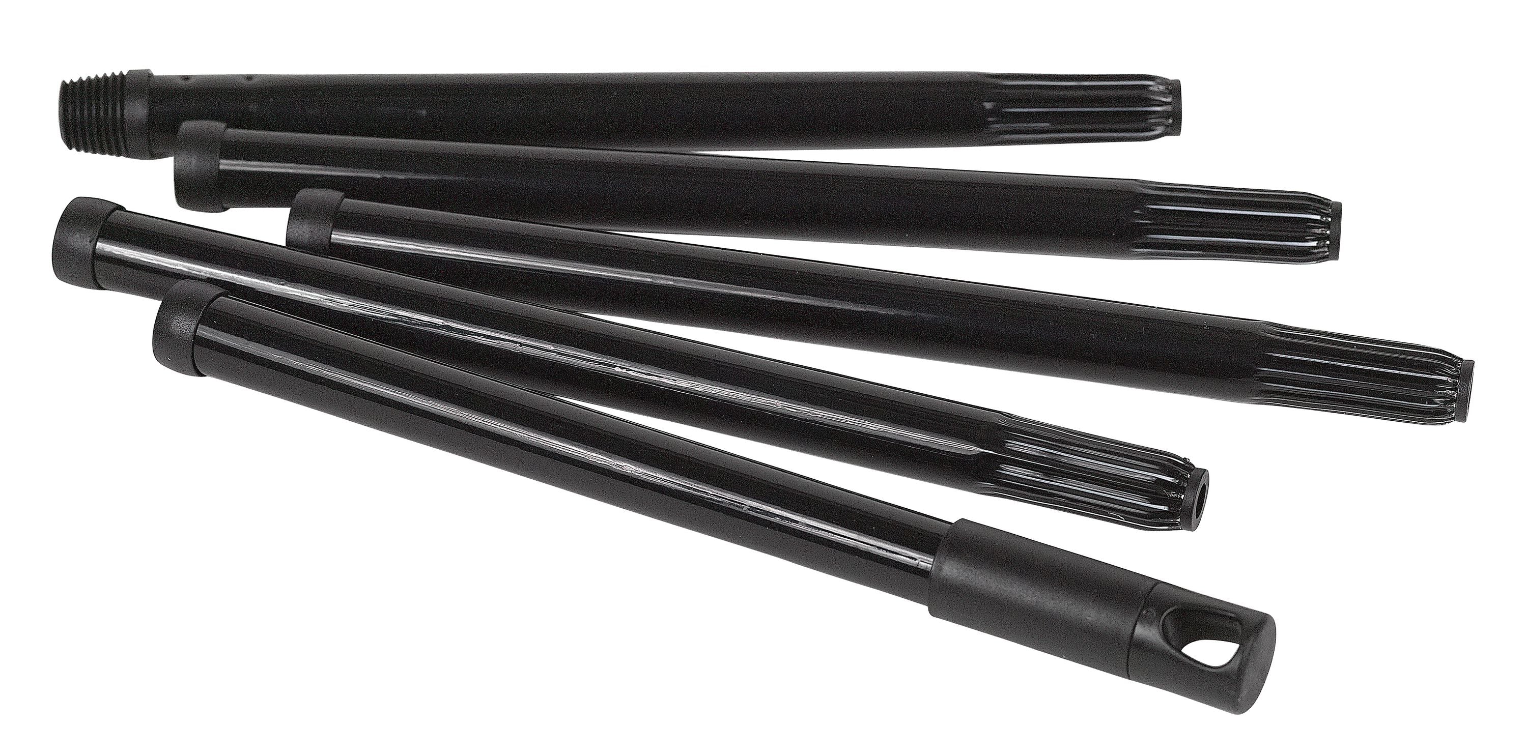 Ebnat Wischerstiel – 135 cm – Metall – Schwarz – 5-teilig