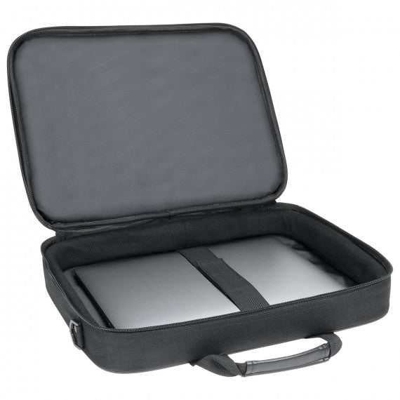 Mobilis Notebook-Tasche bis 14" – Wasserfest, abnehmbarer Schultergurt – Schwarz