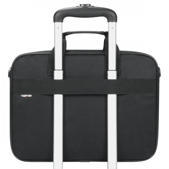 Mobilis Notebook-Tasche bis 14" – Wasserfest, abnehmbarer Schultergurt – Schwarz
