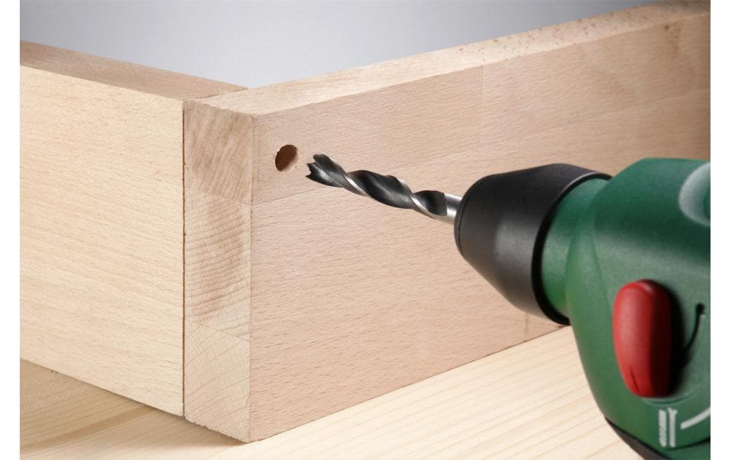 kwb Spiralbohrer 5 × 60 mm CrV 1/4" Sechskant – für Holz