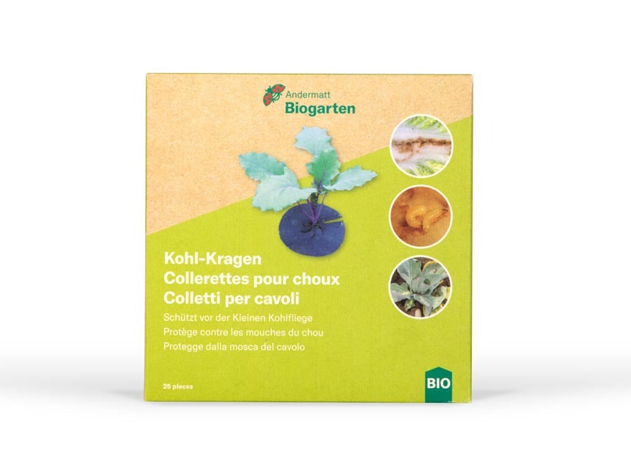 Andermatt Biogarten Insektenschutznetz – 12 × 12 cm – schwarz – Karton – 25 Stk. – für Fluginsekten