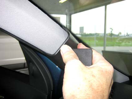 Brodit ProClip Befestigungssockel – für Opel Astra (2004–2009), Saturn Astra (2008–2009) – Schwarz, ABS