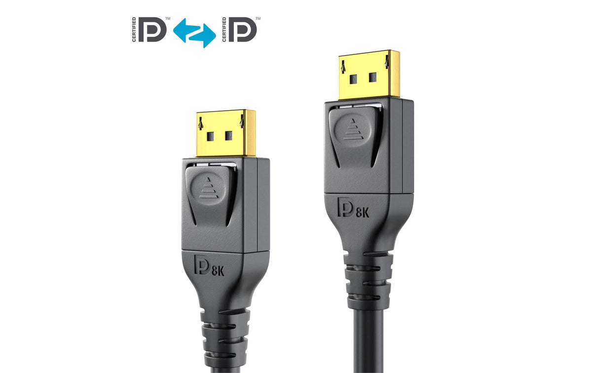 PureLink DisplayPort-zu-DisplayPort-Kabel – 5 m, DisplayPort 1.4, 8K (7680×4320), Schwarz