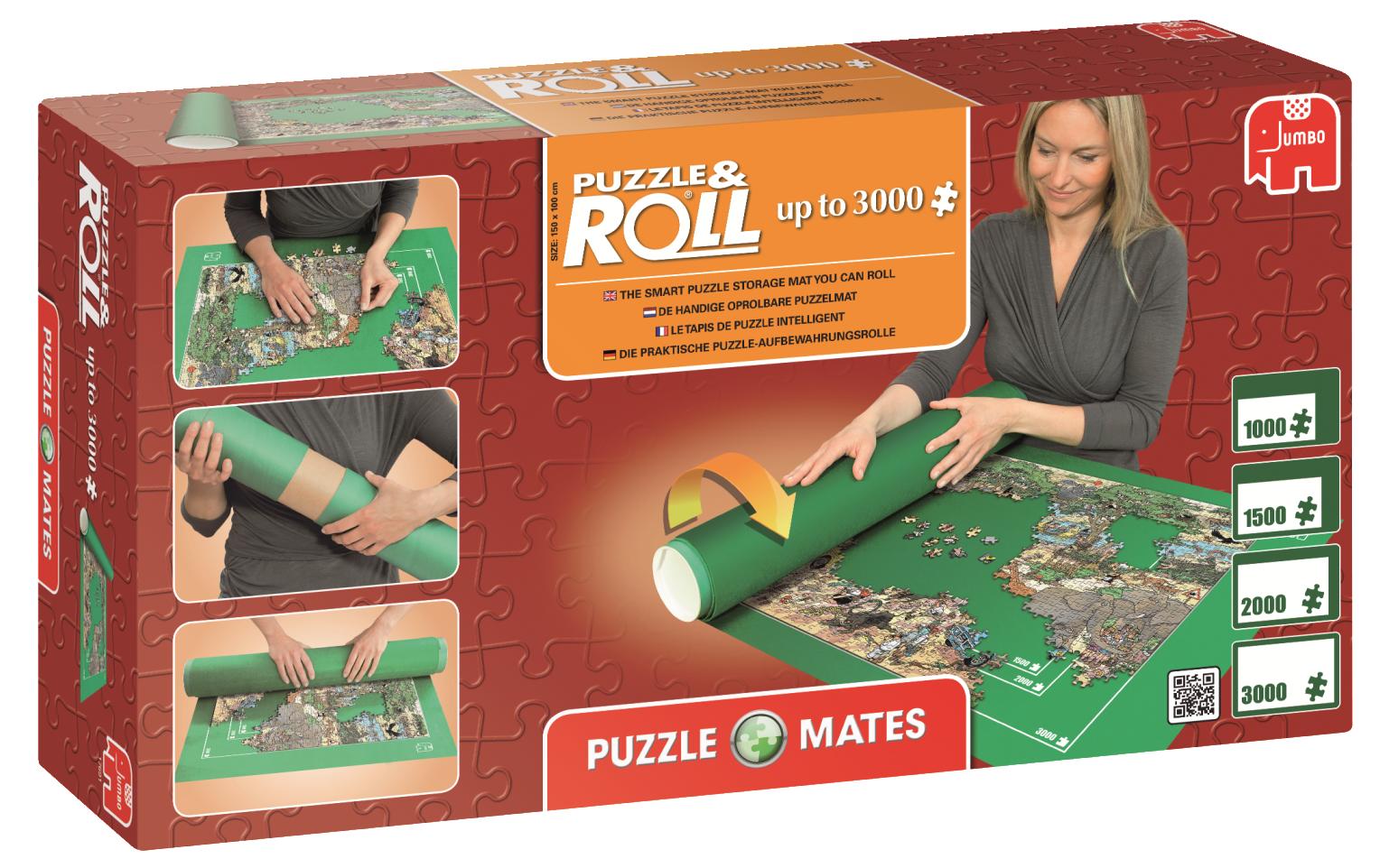 Jumbo Puzzlemappe – für Puzzles 1'000–3'000 Teile – ab 12 J. – grün