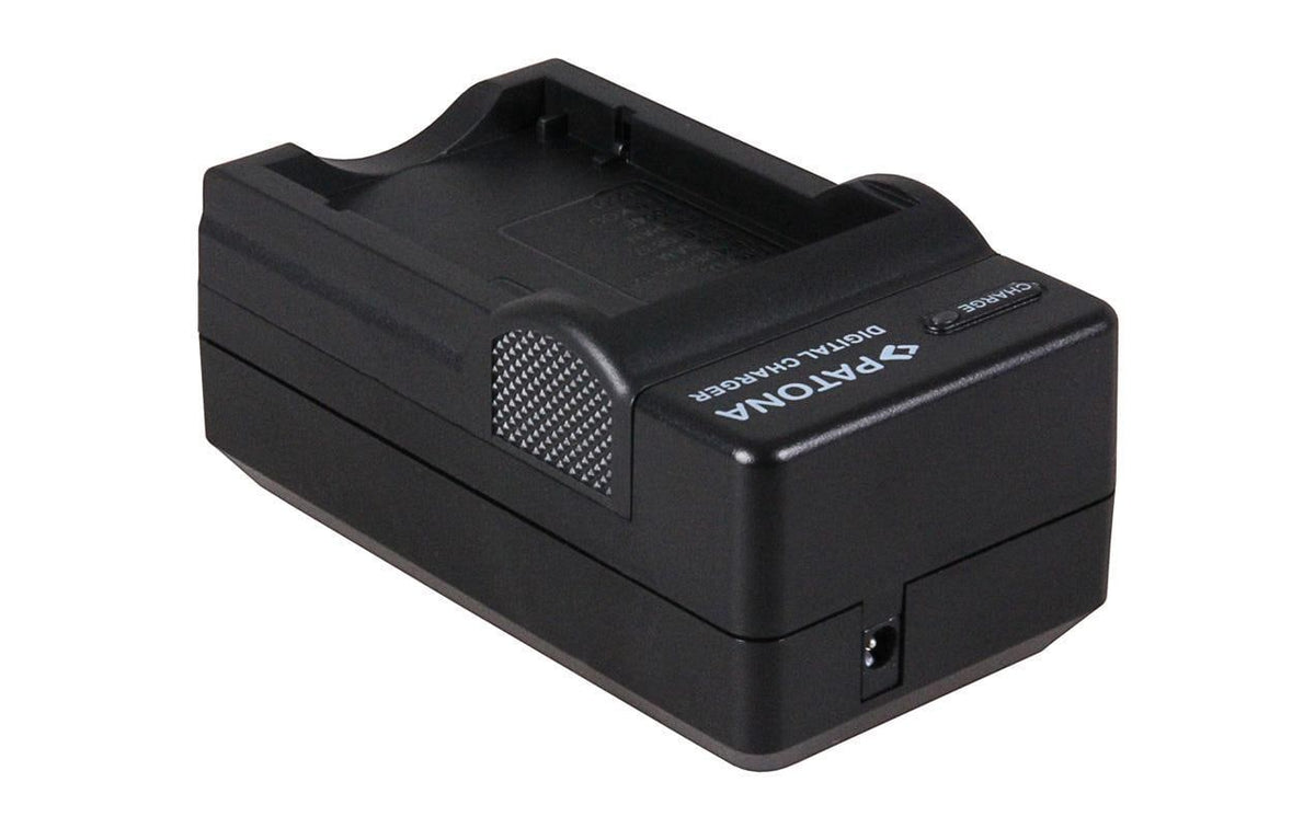 PATONA 1513 Akkulader – für Fujifilm NP-40, D-LI8, NP-95 und andere – 1-fach, AC + KFZ-Adapter