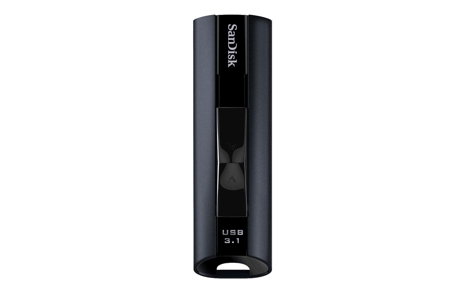 SanDisk Extreme Pro USB-Stick – 128 GB, USB Typ-A, USB 3.2 Gen 1, Passwortschutz, Schlüsselanhänger