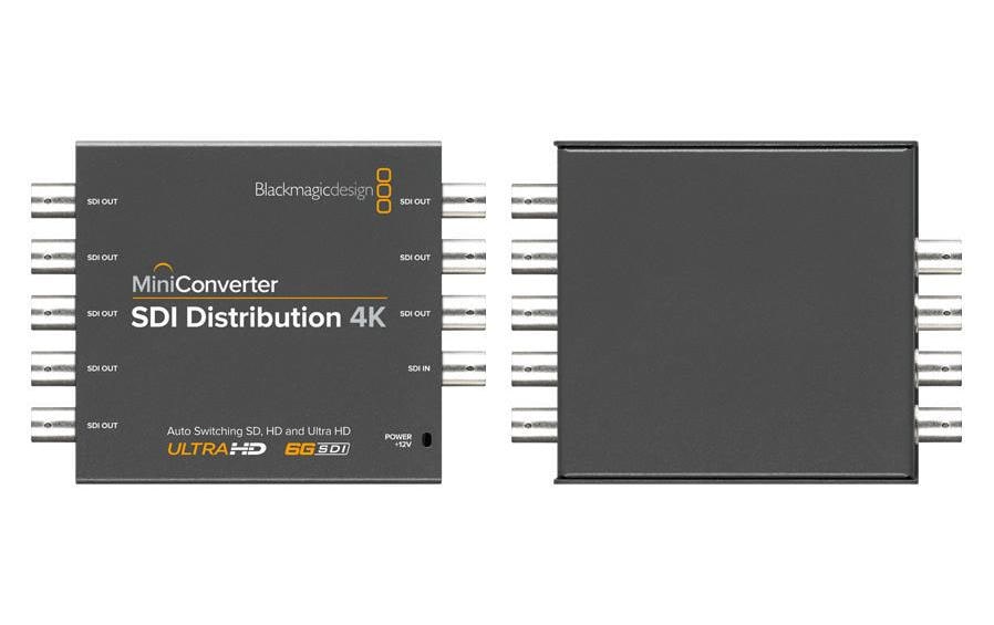 Blackmagic Design Mini Converter SDI Distrib 4K – SDI-Verteiler – 4K UHD, 1 Eingang, 8 Ausgänge – Grau