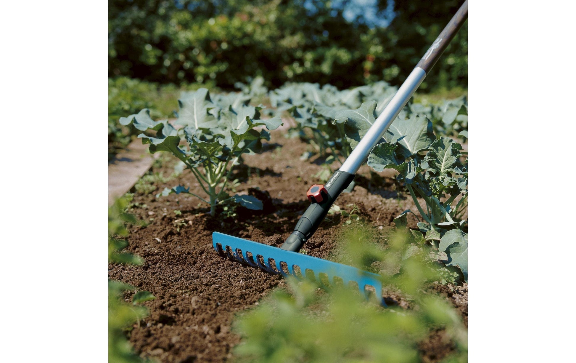 Gardena combisystem-Rechen – 14 Zinken, 360 mm, Stahl – 1-teilig