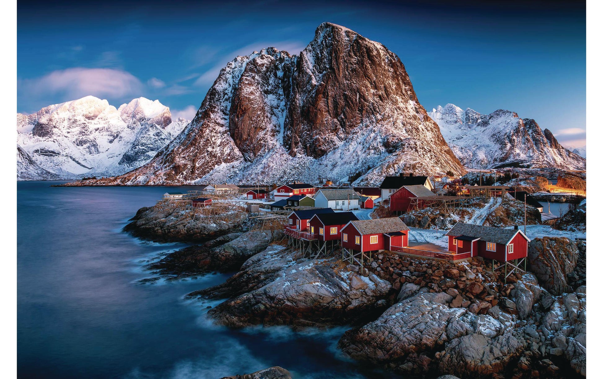 Ravensburger Puzzle Hamnoy, Lofoten – 3000 Teile – 30,1 × 43,3 cm – ab 14 Jahren – mehrfarbig