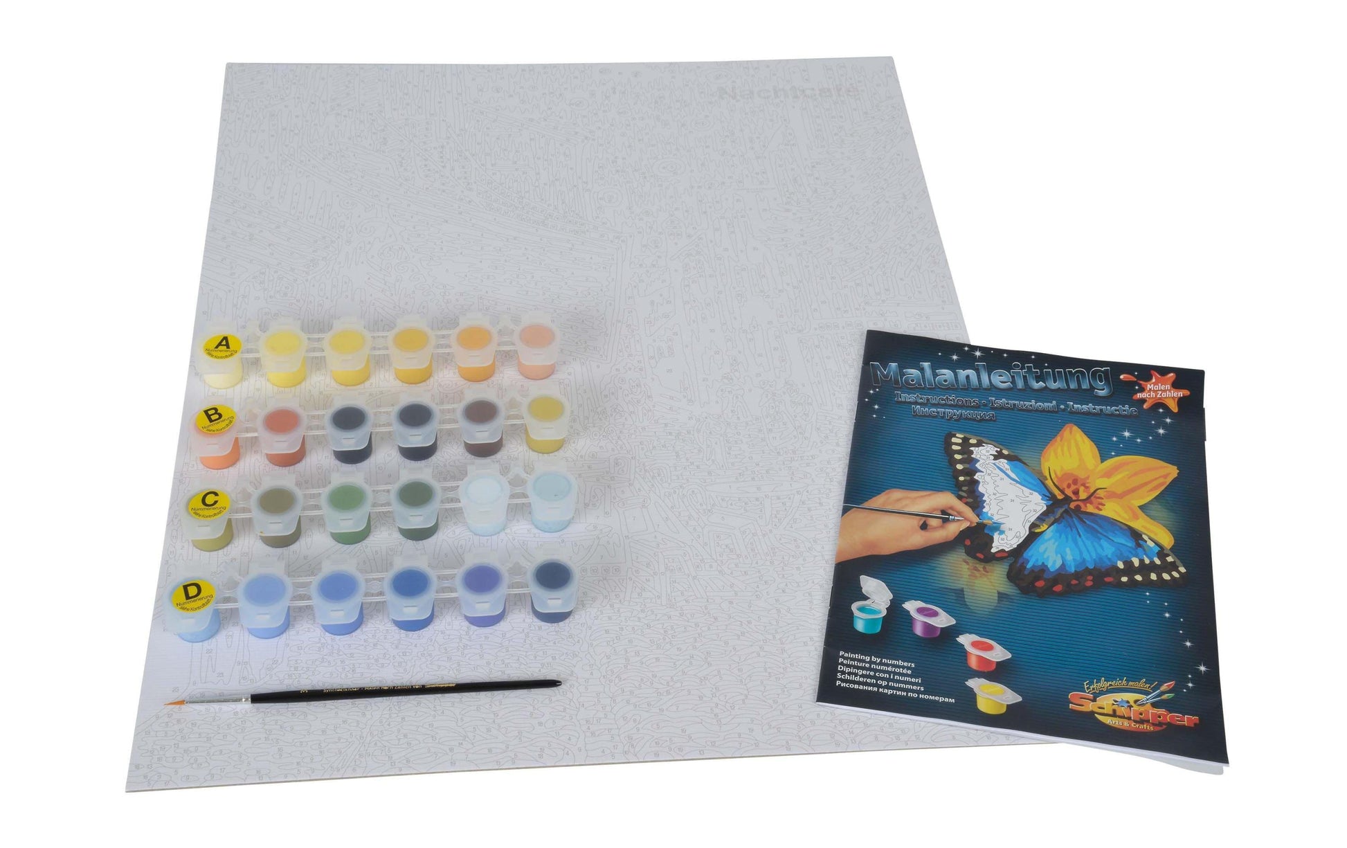 Schipper Malen-nach-Zahlen-Set Nachtcafé – 40 × 50 cm – 1-teilig – ab 8 Jahren