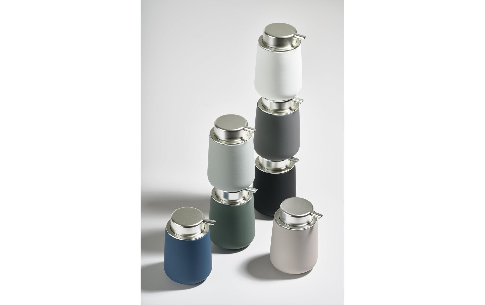 Zone Denmark Nova Seifenspender – Porzellan, Grau, 250 ml