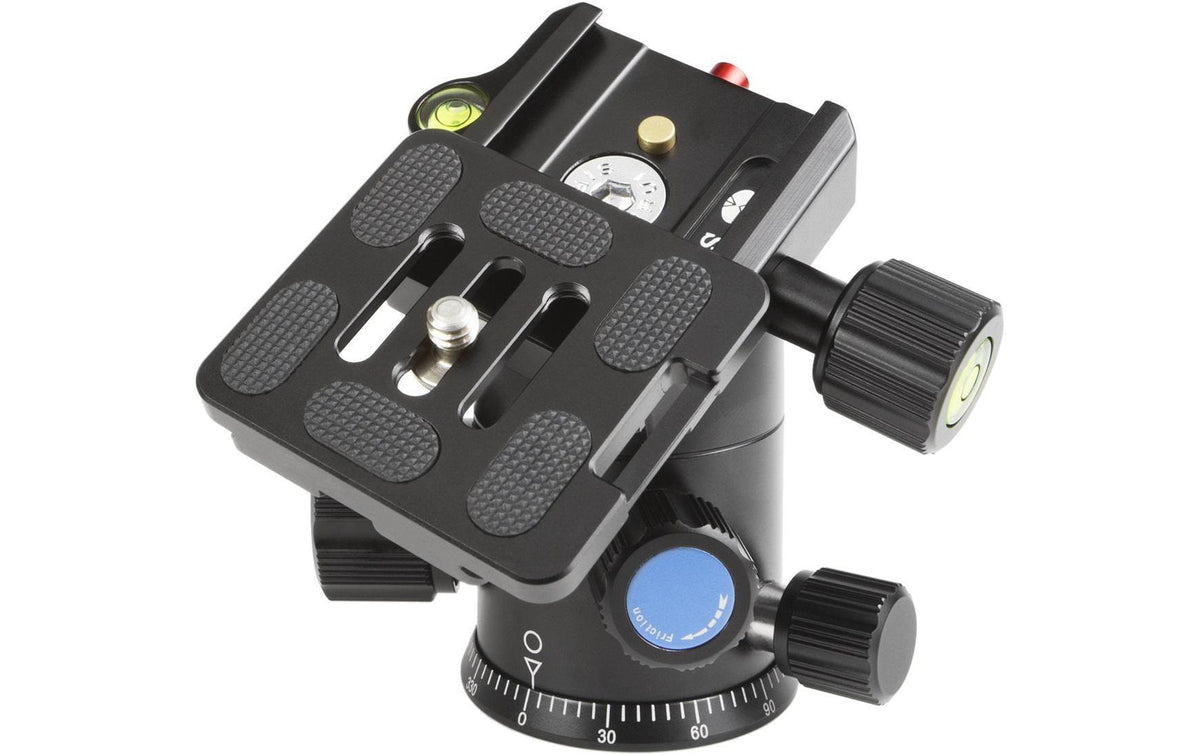Sirui G-20KX Kugelkopf – 98 mm, 360 g, 20 kg Traglast – für Stative mit 3/8"-Gewindeschraube – Schwarz
