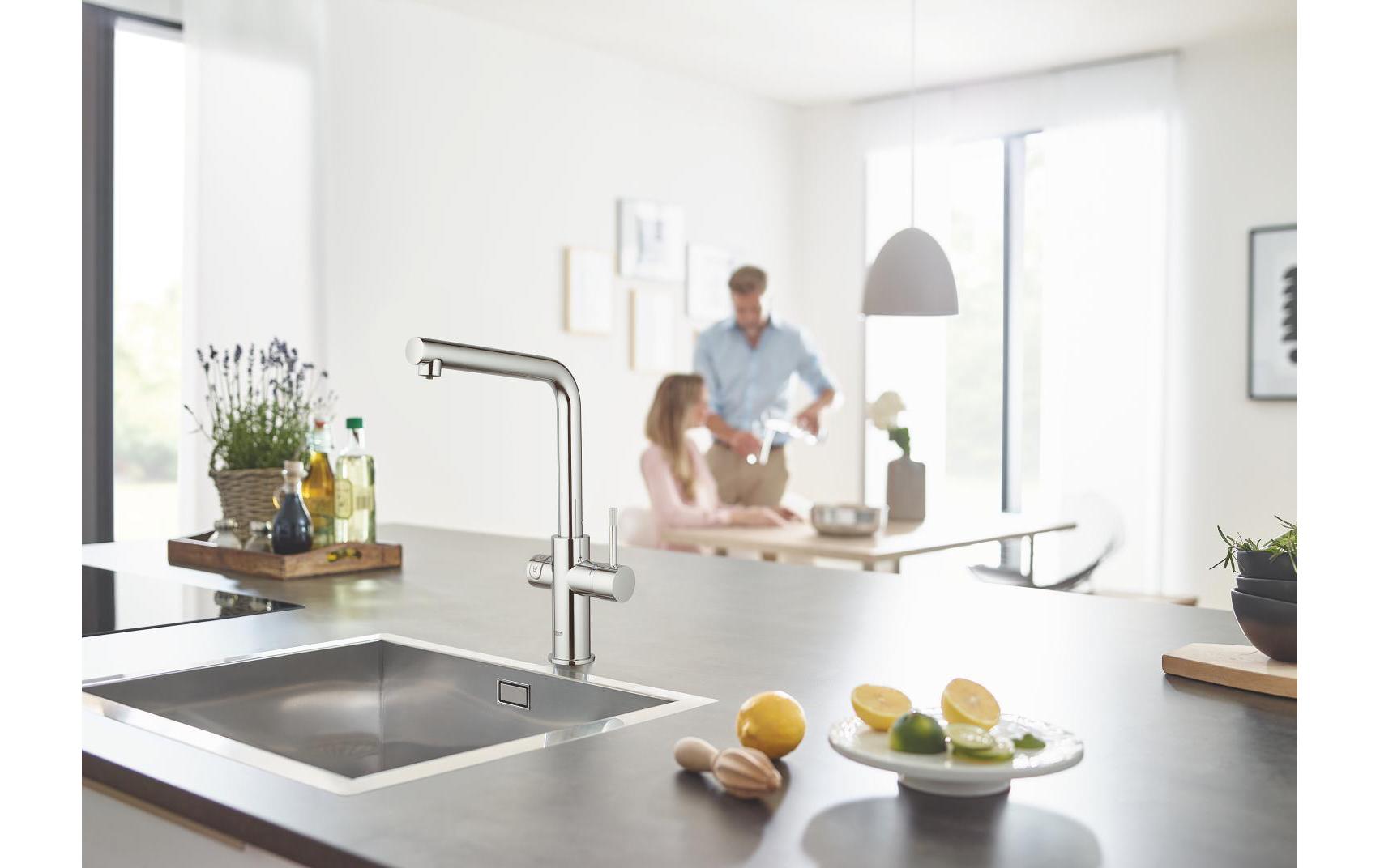 GROHE Blue Home L Auslauf – Messing, 180 W, Chrom