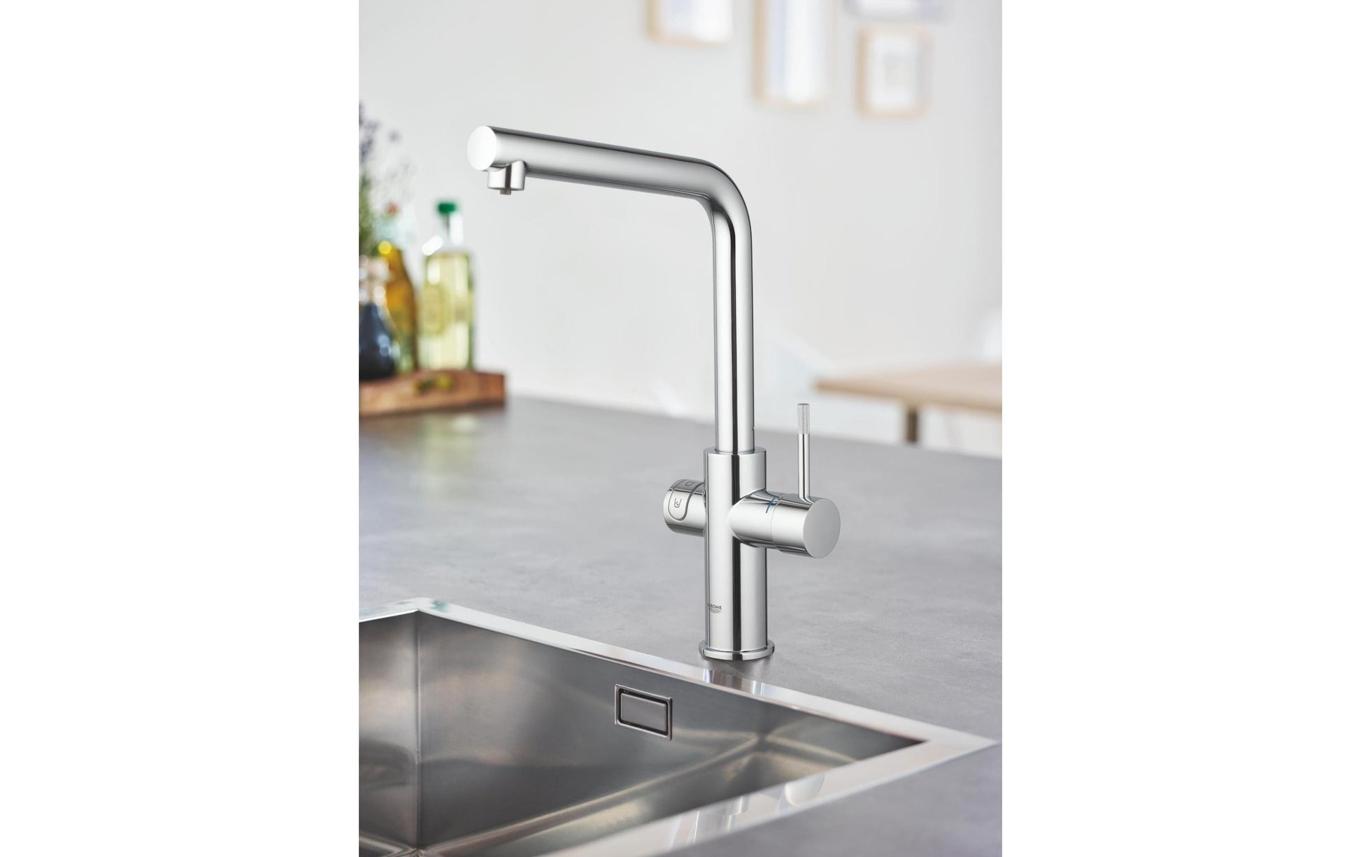 GROHE Blue Home L Auslauf – Messing, 180 W, Chrom