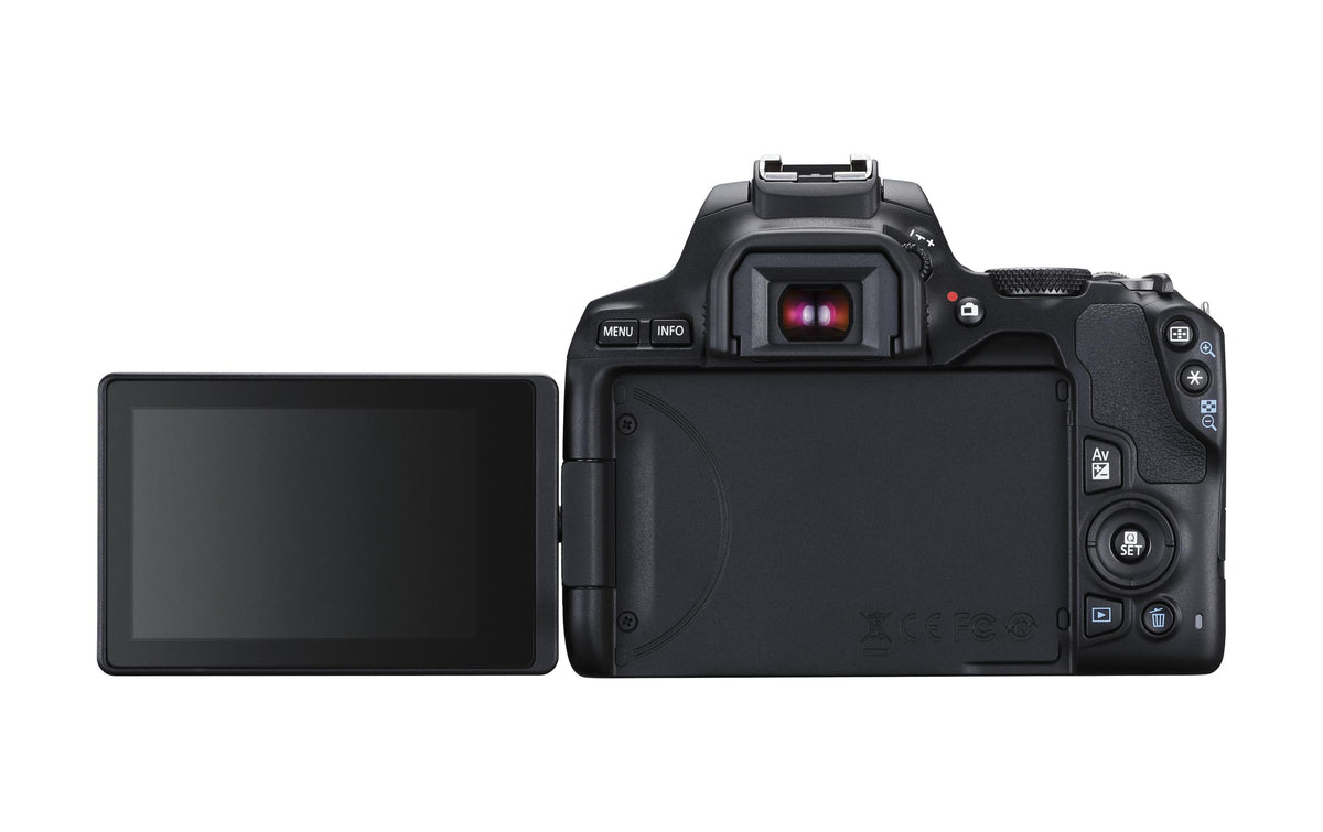 Canon EOS 250D Kit EF-S 18-55mm f/4.0-5.6 IS – APS-C, 24,1 MP, 4K, schwarz