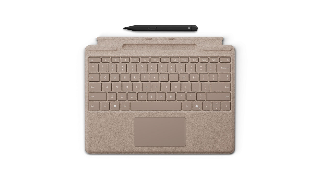 Microsoft Slim Pen QWERTZ Deutsch – Surface Pro, Tastatur, Beige