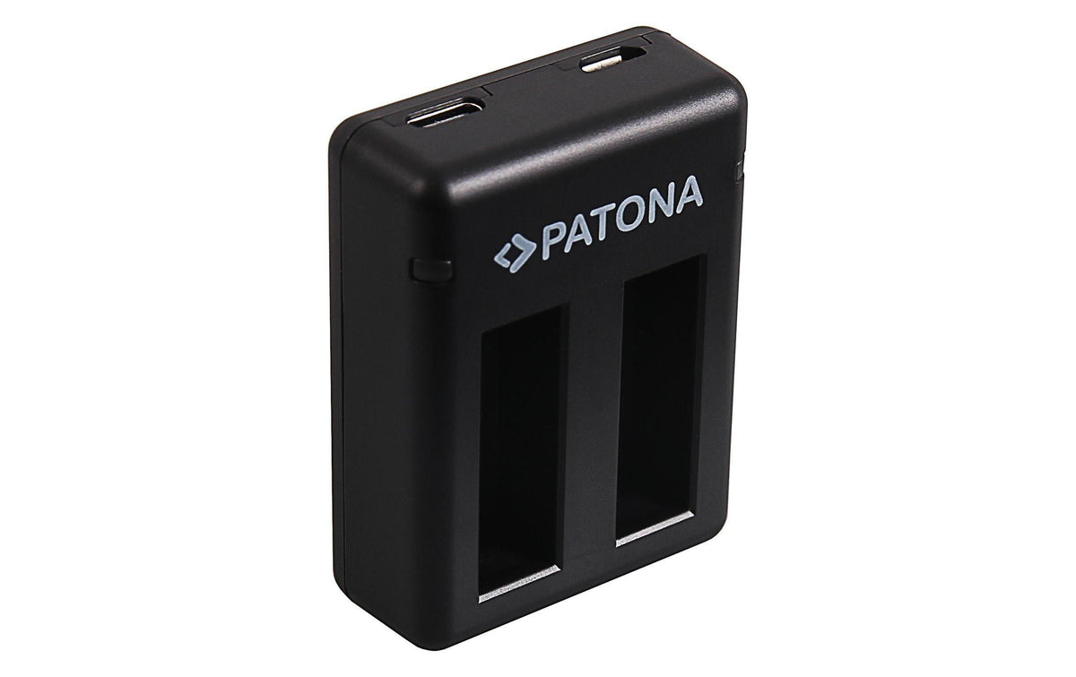 PATONA 1912 Akkulader – für Insta360 One X – 2-fach, USB, 0,75 A
