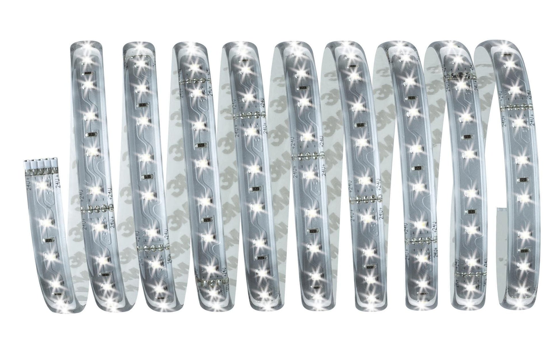 Paulmann LED-Strip MaxLED 500 – Start, 3 m, 1650 lm, 17 W, 6500 K, dimmbar, inkl. Netzteil, weiss