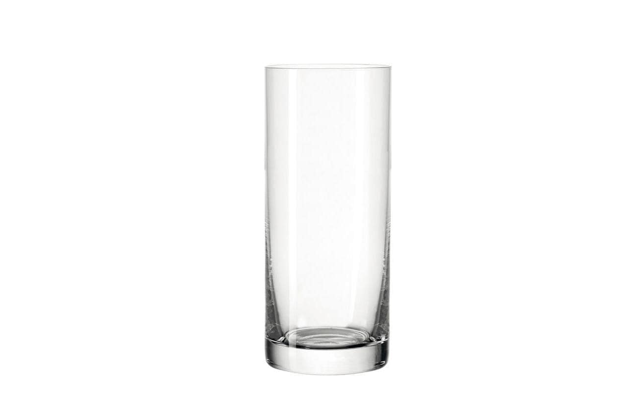 LEONARDO Trinkglas – 0,33 l, Kristallglas, Transparent, Stossfest, Spülmaschinenfest, 6 Stück
