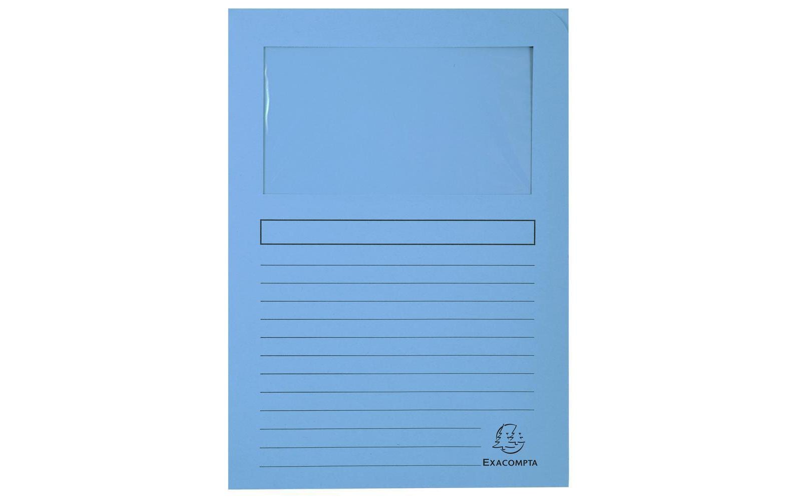 Exacompta Organisationsmappe FOREVER A4, mit Sichtfenster, 120 g/m², assortiert – 960 Stück