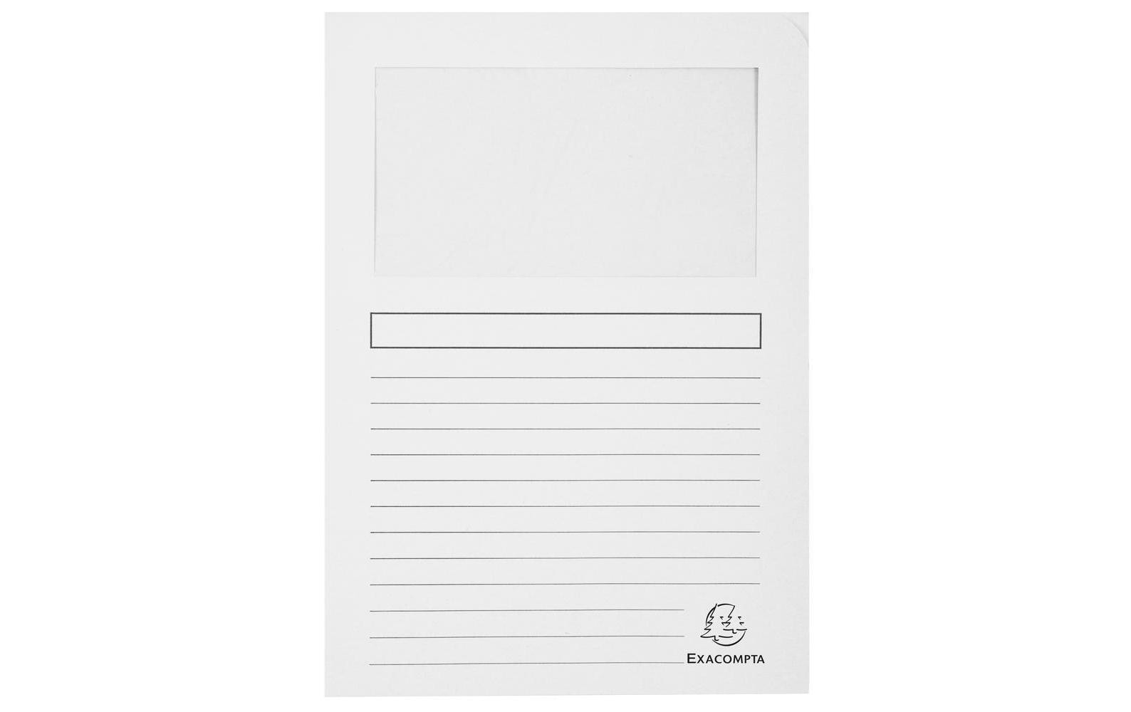 Exacompta Organisationsmappe FOREVER A4, mit Sichtfenster, 120 g/m², assortiert – 960 Stück
