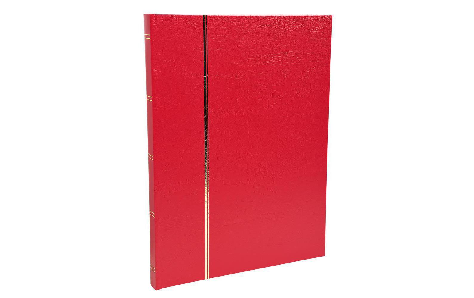 Exacompta Einsteckalbum, 16 Seiten, 22,5 × 30,5 cm, Kunstleder, Rot