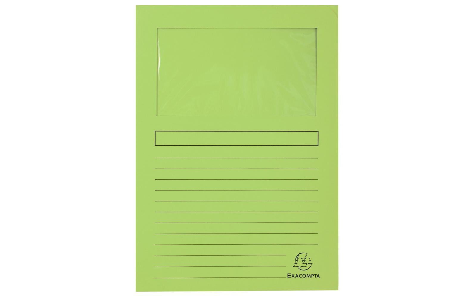 Exacompta Organisationsmappe FOREVER A4, mit Sichtfenster, 120 g/m², assortiert – 960 Stück