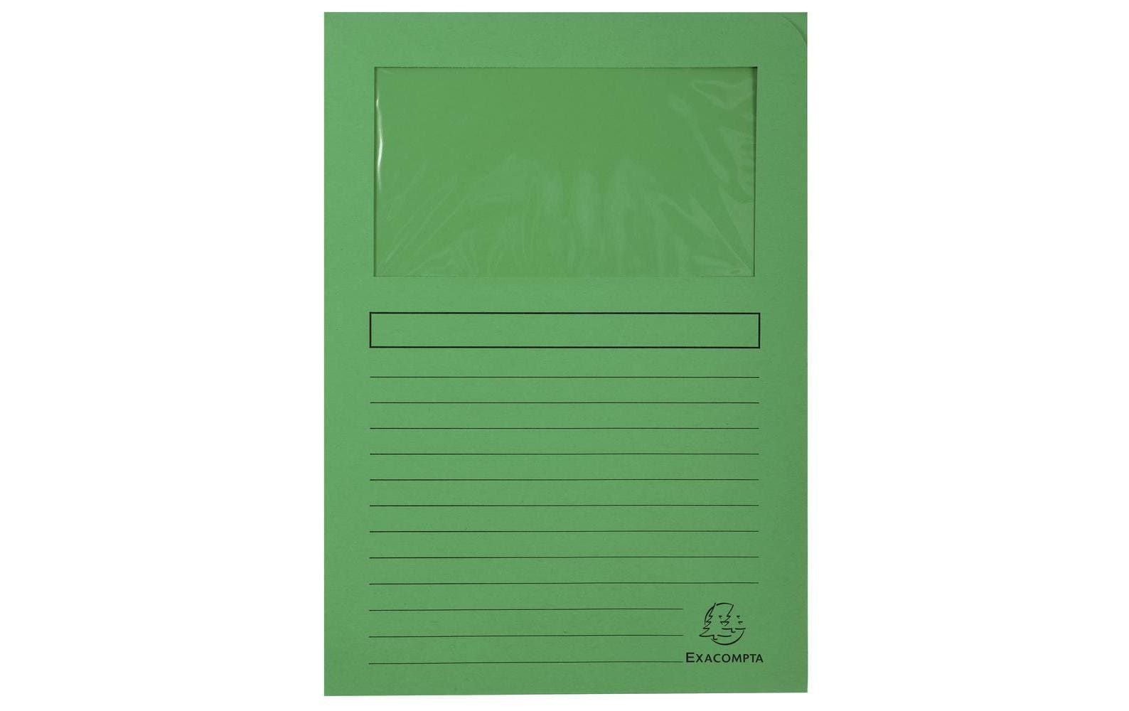 Exacompta Organisationsmappe FOREVER A4, mit Sichtfenster, 120 g/m², assortiert – 960 Stück