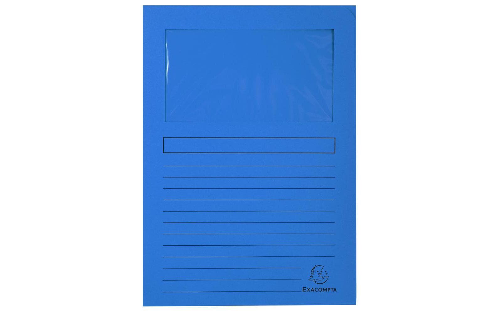 Exacompta Organisationsmappe FOREVER A4, mit Sichtfenster, 120 g/m², assortiert – 960 Stück
