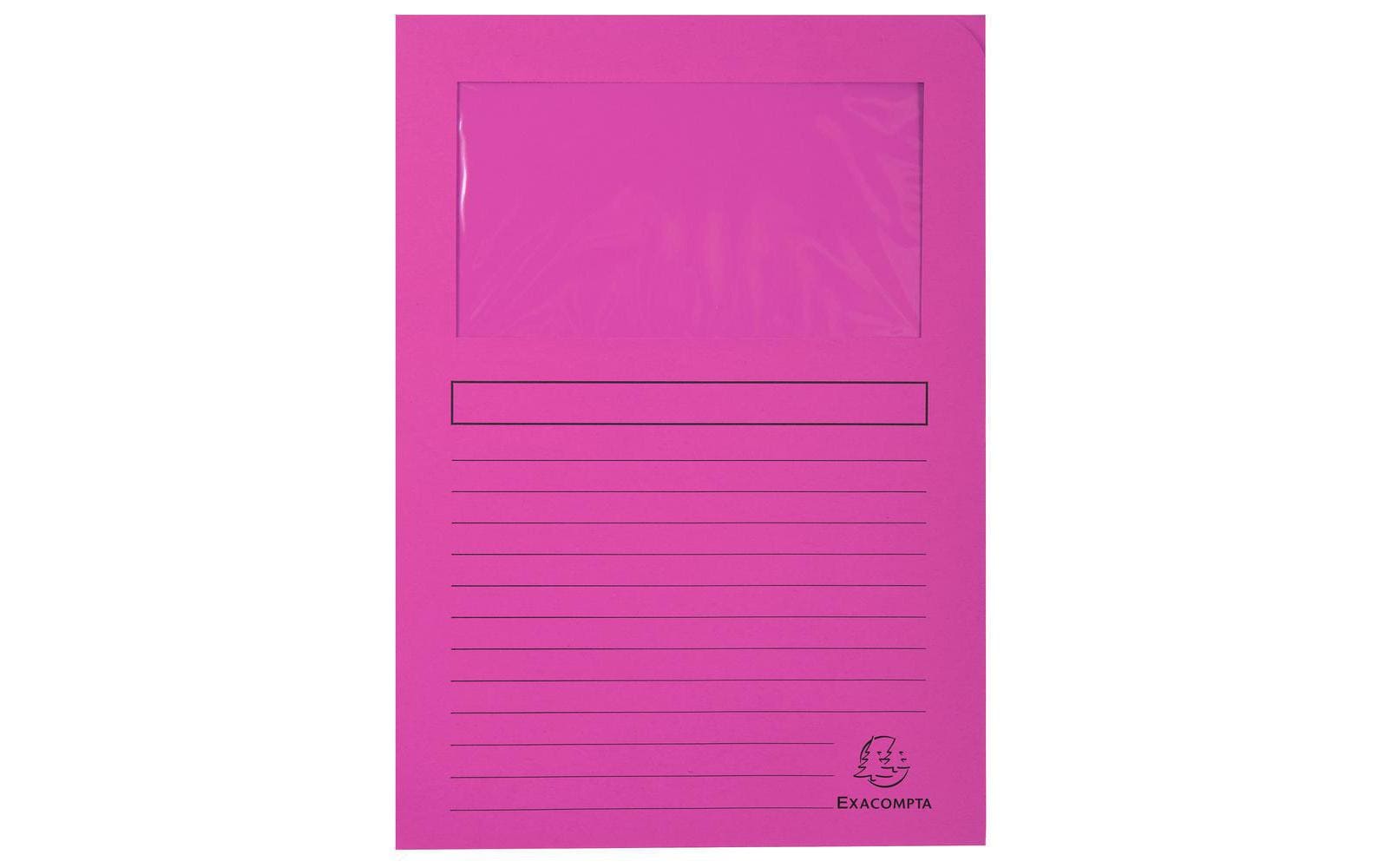 Exacompta Organisationsmappe FOREVER A4, mit Sichtfenster, 120 g/m², assortiert – 960 Stück