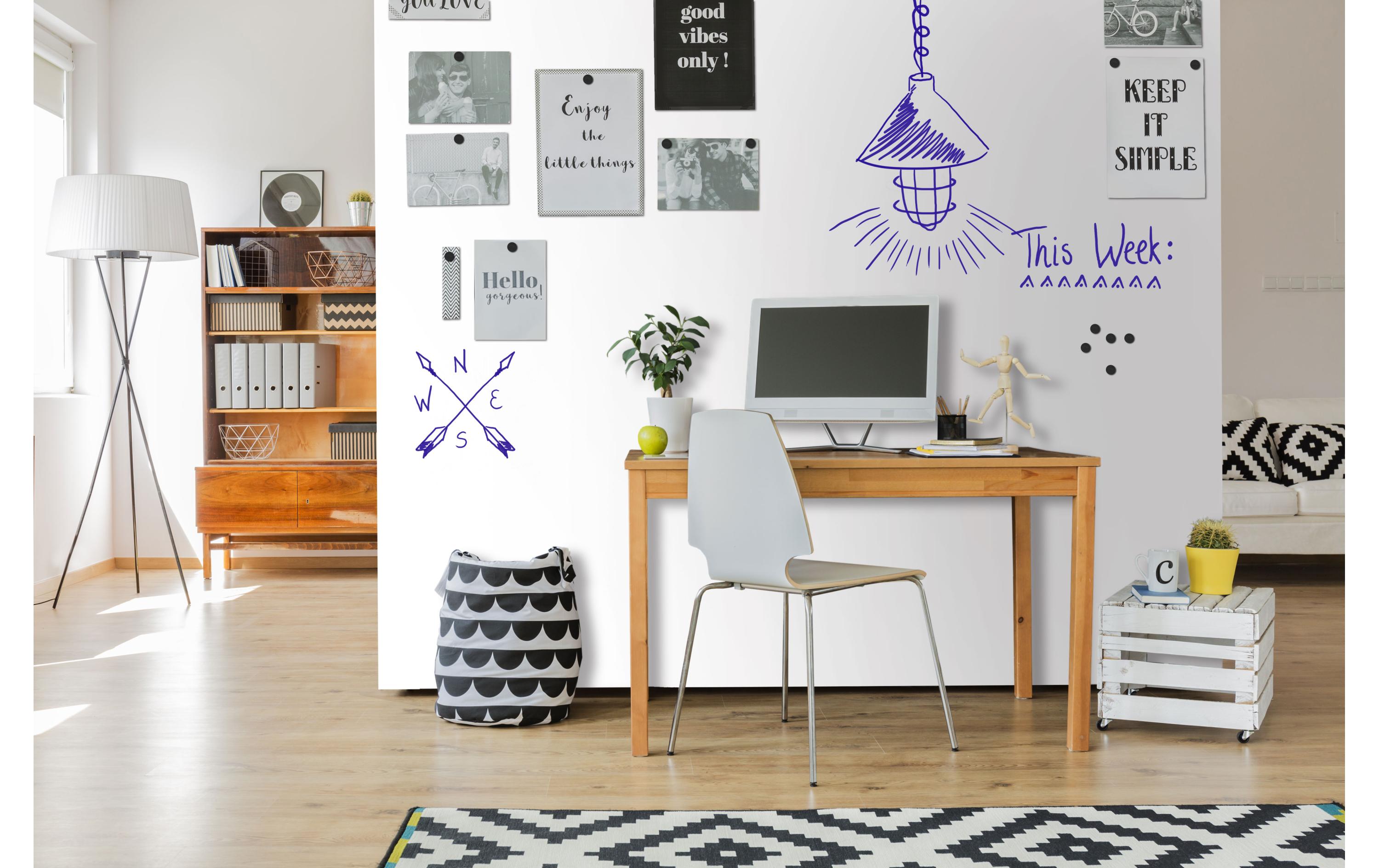 Legamaster Whiteboard – 101 × 150 cm