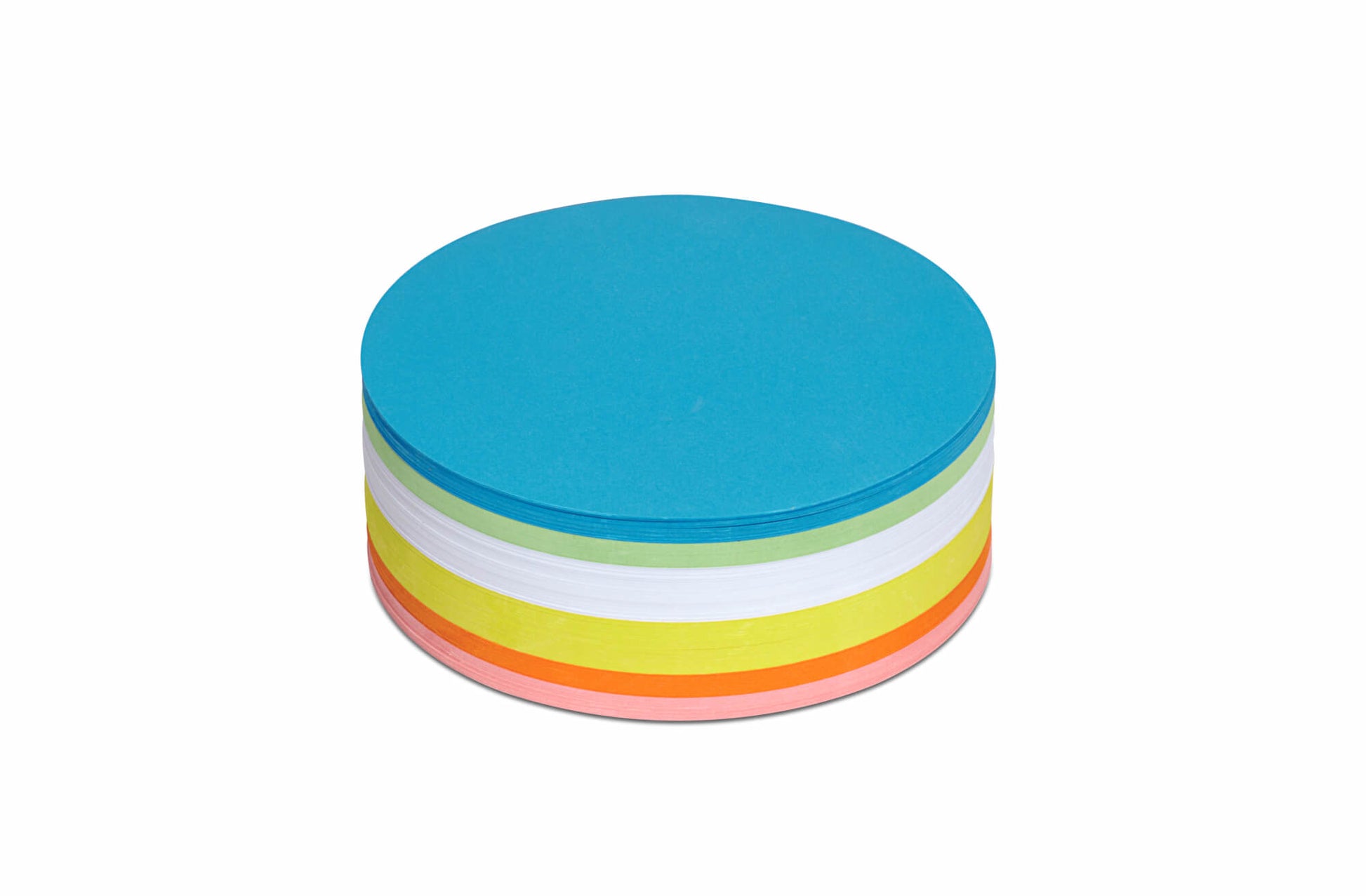 MAUL Runde Moderationskarten – 13,5 cm, 250 Stk. – mehrfarbig