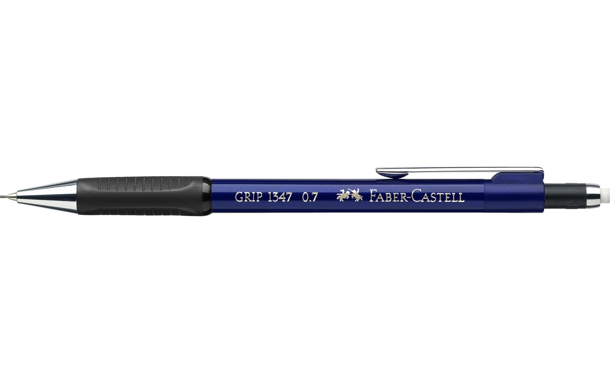 Faber-Castell Grip Druckbleistift – 0,7 mm, Blau