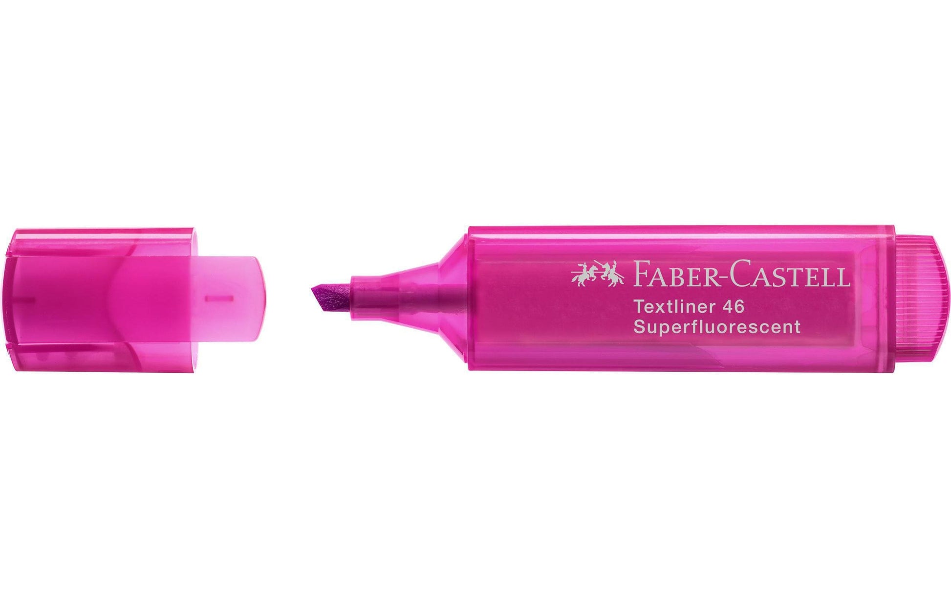 Faber-Castell Textmarker Pink – Keilspitze, 1–5 mm, nachfüllbar