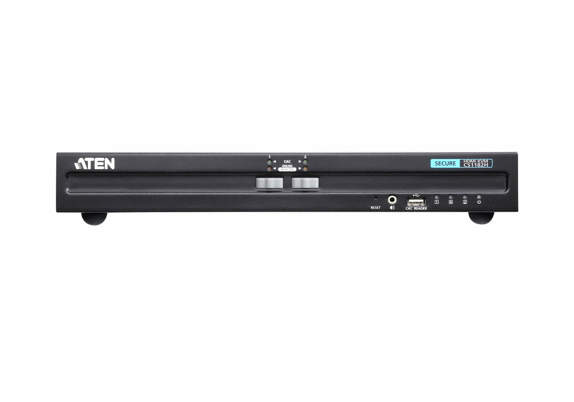 ATEN CS1182H-AT-G – KVM-Switch 2×1, HDMI/USB/PS/2, 4K (3840 × 2160)