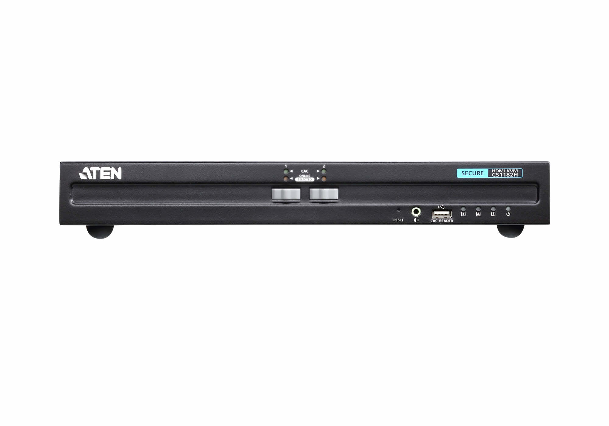 ATEN CS1182H-AT-G – KVM-Switch 2×1, HDMI/USB/PS/2, 4K (3840 × 2160)