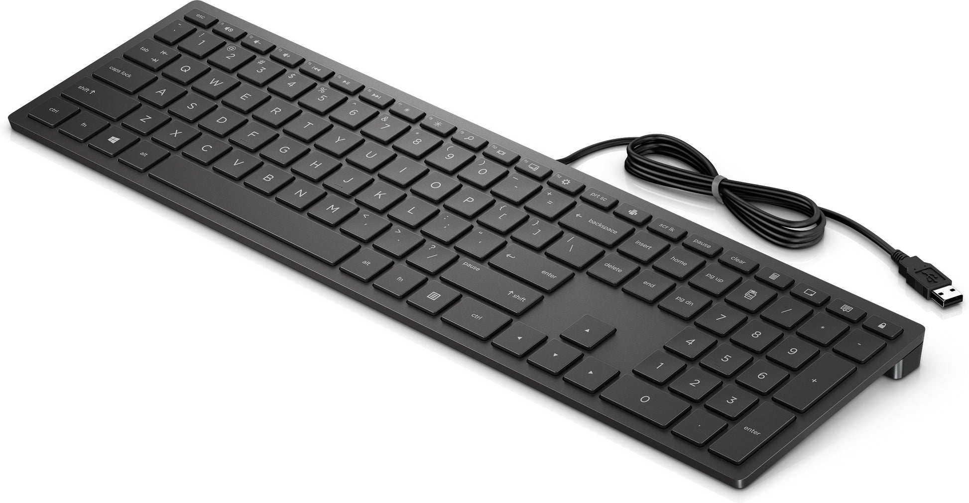 HP Pavilion 300 – Tastatur – mechanisch – kabelgebunden, USB – schwarz