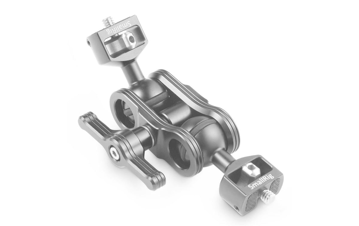 SmallRig 2070 Arm mit Doppel-Kugelköpfen – 1,5 kg, 1/4" Gewinde – für Universal – Schwarz