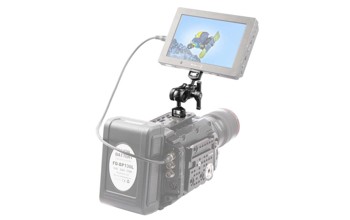 SmallRig 2070 Arm mit Doppel-Kugelköpfen – 1,5 kg, 1/4" Gewinde – für Universal – Schwarz