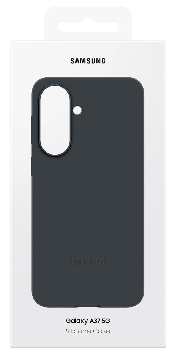 Samsung Backcover – für Samsung Galaxy A37 5G, Silikon, Schwarz, kratzresistent, stossdämpfend