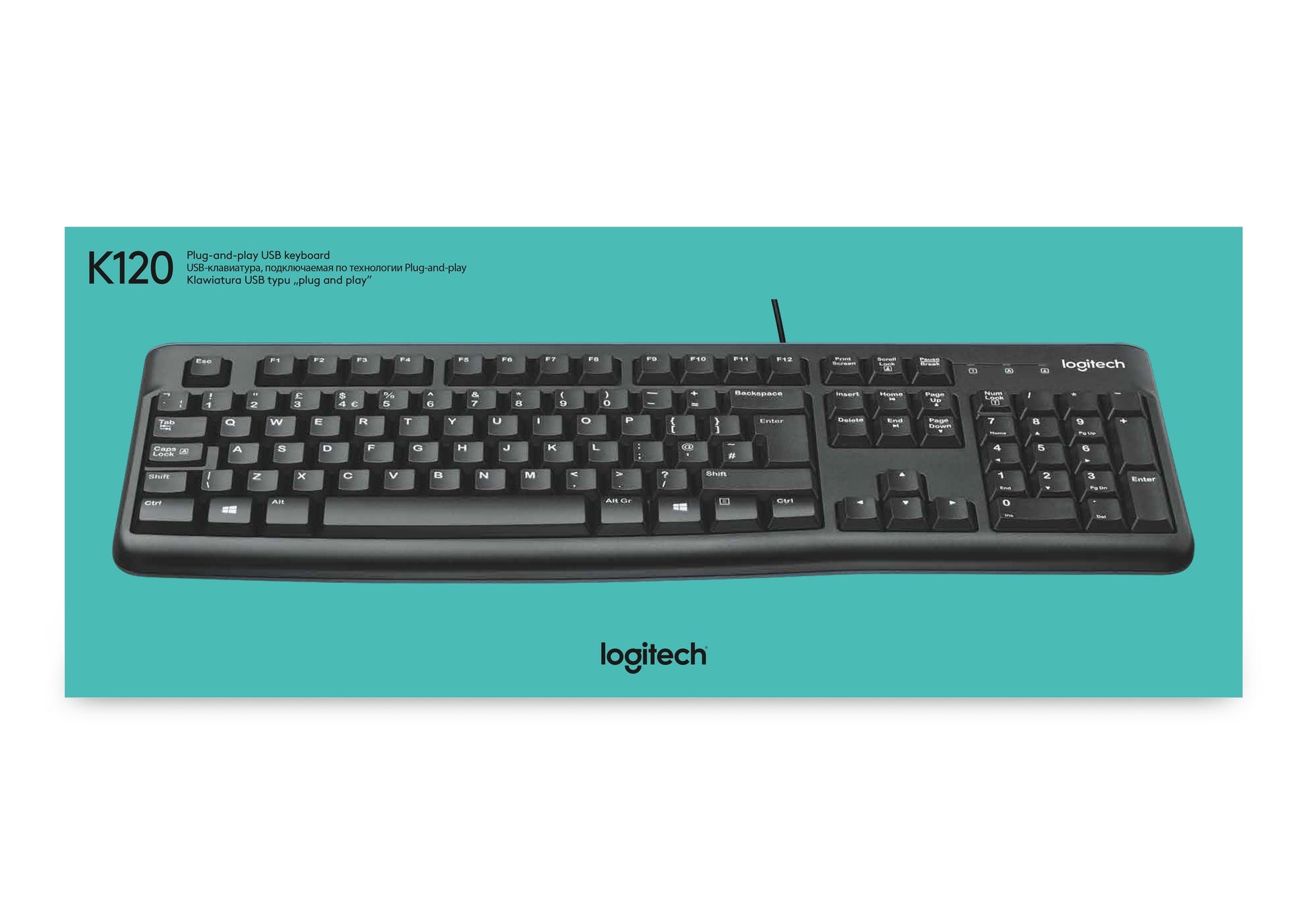 Logitech K120 – Tastatur, FR-Layout (FR)
