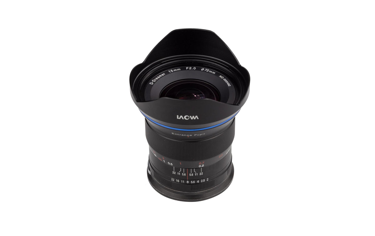Laowa 15mm f/2 Zero-D Canon RF – Ultraweitwinkelobjektiv, Vollformat, manuell – für Canon RF